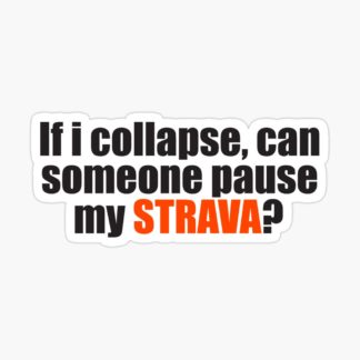 If i collapse can someone pause my strava?