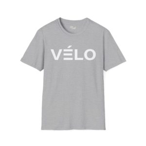 VELO Text Design T-Shirt | Minimalist Cycling Tee | Stylish Bicycle Apparel | Unisex Cyclist Gift