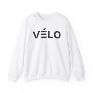 VELO Design Sweatshirt| Minimalist Cycling Sweatshirt | Stylish Bicycle Apparel | Unisex Cyclist Gift | Unisex Heavy Blend™ Crewneck